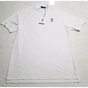 NWT Eastside Golf Pro Performance Athletic Active Tech Shirt Sheer Mockneck M